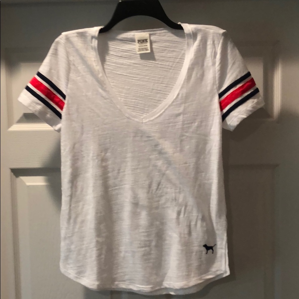 PINK white t-shirt